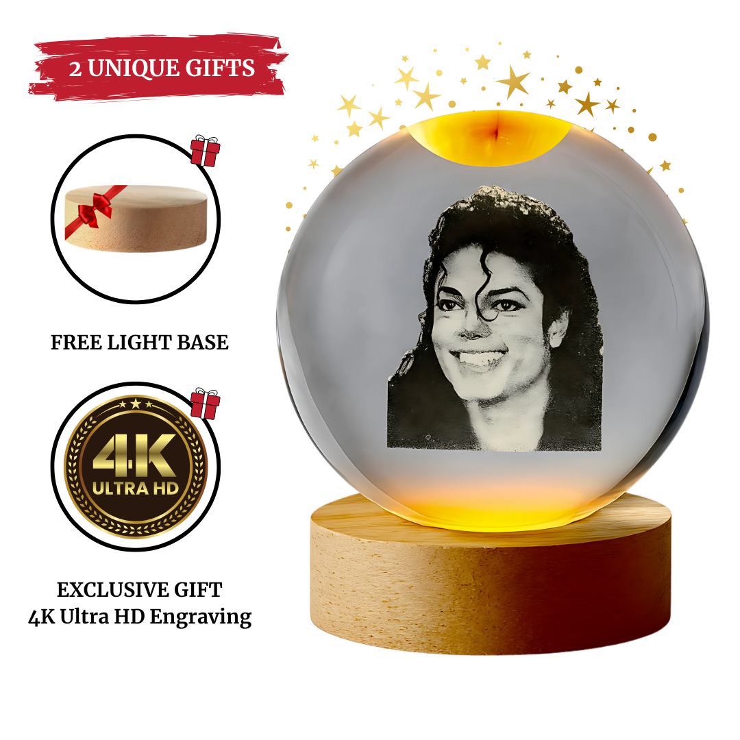 King of Pop Crystal Sphere