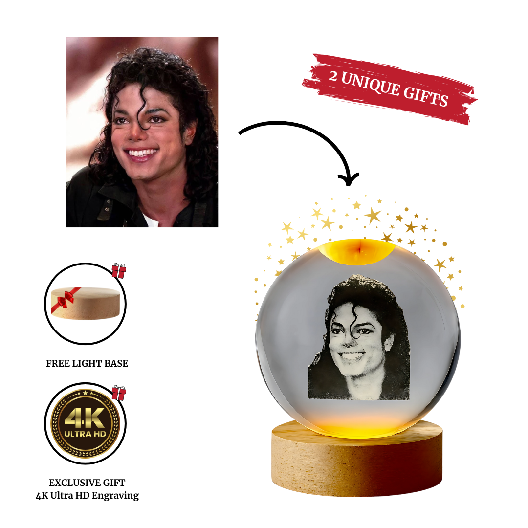 King of Pop Crystal Sphere